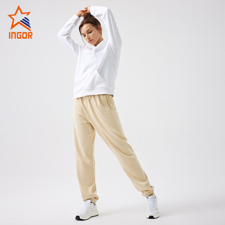 Ingorsports Activewear Clothing Manufacturers Custom Women Unisex Hoodies & Over Size Jogger Pants Sports Sets