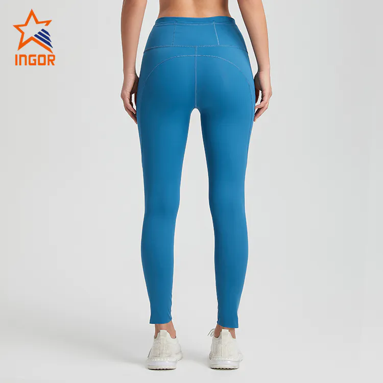 Ingorsports Private Label Activewear Custom Women Activewear High Waist Leggings With Pockets