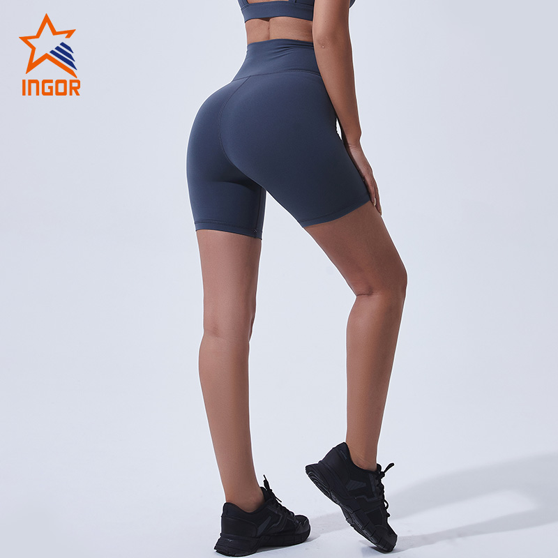 INGOR SPORTSWEAR women's elastic waist shorts  manufacturer at the gym-1