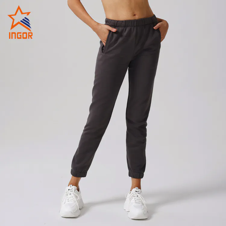 Ingor Sportswear Fitness Wear Suppliers Custom Women Jogger Sweat Pants