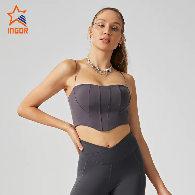 Ingorsports Fitness Clothes Manufacturers Women Sports Bra & Yoga Leggings Pants Set
