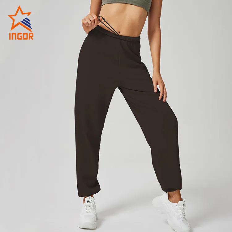 Ingor Sportswear Activewear Clothing Manufacturers Custom Women Jogger Sweat Pants