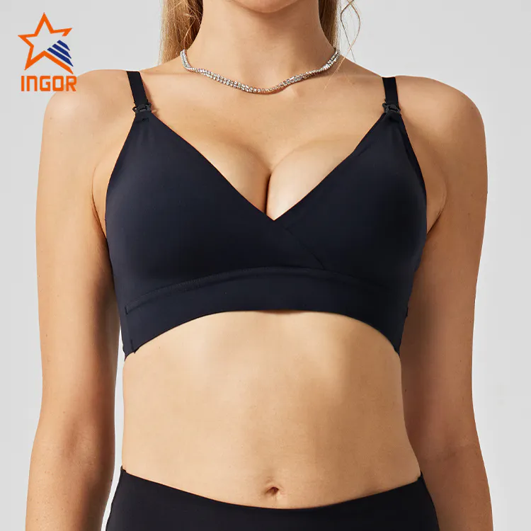 Ingor Sportswear Workout Clothing Manufacturers Women Soft Fit Nursing Bra
