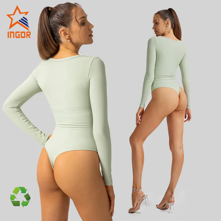 Ingor Sportswear Activewear Clothing Manufacturers Women One Piece Bodysuit Jumpsuit