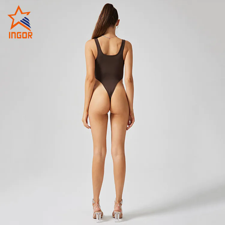Ingor Sportswear Gym Clothes Manufacturers Women One Piece Bodysuit Sexy Jumpsuit