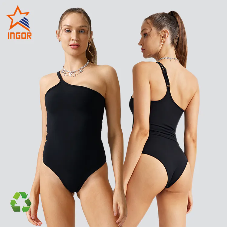 Ingor Sportswear Fitness Clothing Manufacturers Women Sexy Bodysuit Jumpsuit