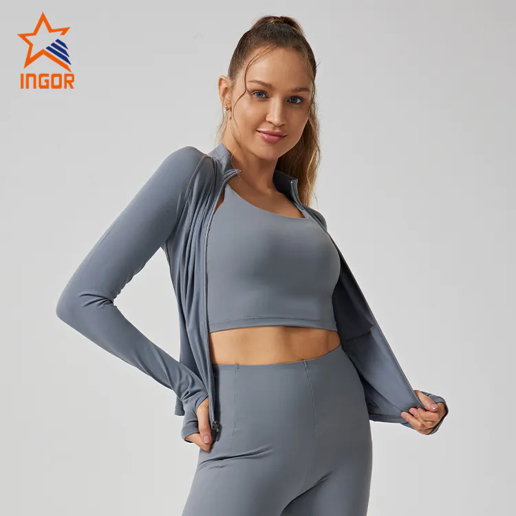 Ingor Sportswear Fitness Clothing Manufacturer Women Sustainable Activewear Jacket