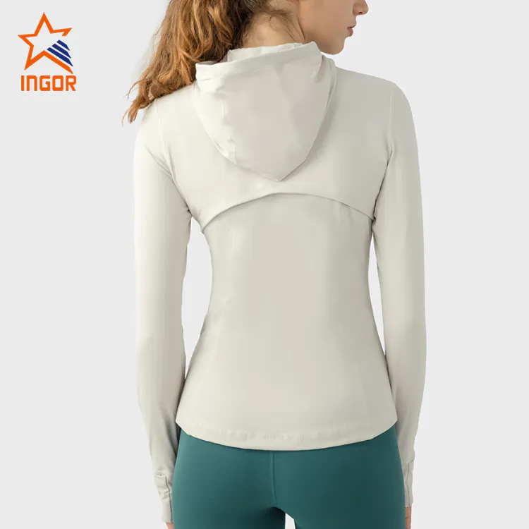 Ingorsports Custom Wholesale Women Jackets Sports Gym Wear