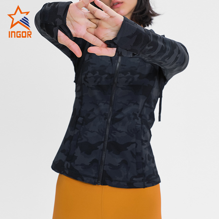 Ingorsports Custom Design Colorblock Breathable Softness Sports Jacket