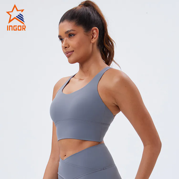 Fitness Clothing Suppliers Eco-friendly Custom Women Slim Back Sports Yoga Bra