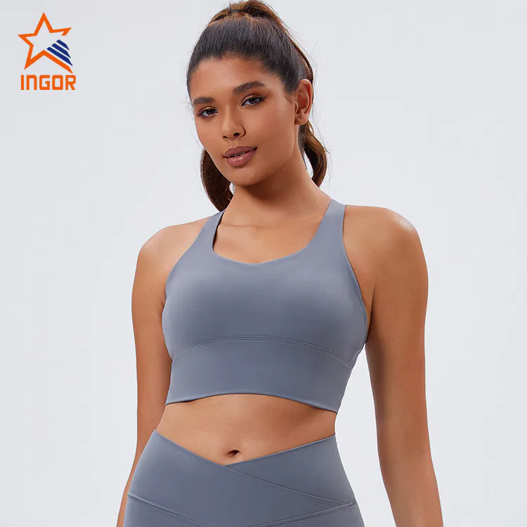 Fitness Clothing Suppliers Eco-friendly Custom Women Slim Back Sports Yoga Bra