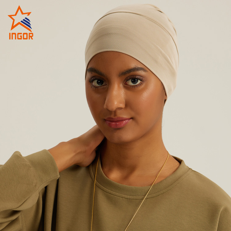 Custom Muslim Clothing Islamic Women Jersey Closed Cap Hijab