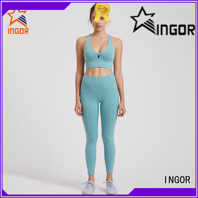INGOR personalized women yoga set bulk production for sport