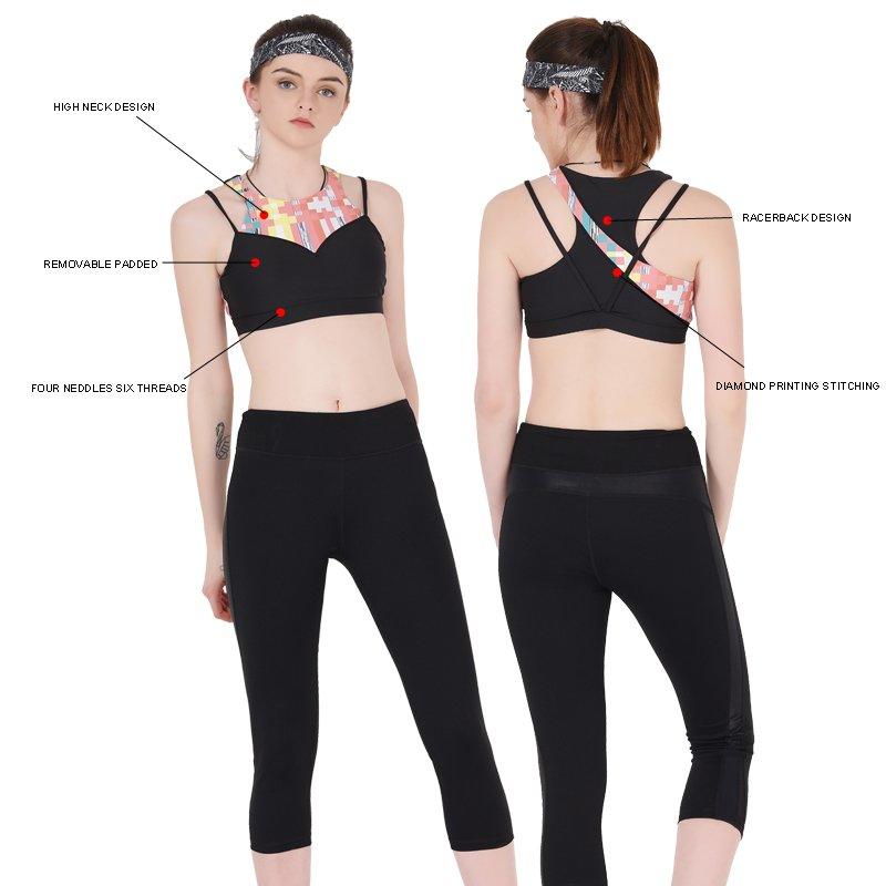 INGOR sexy supportive sports bras for running with high quality at the gym