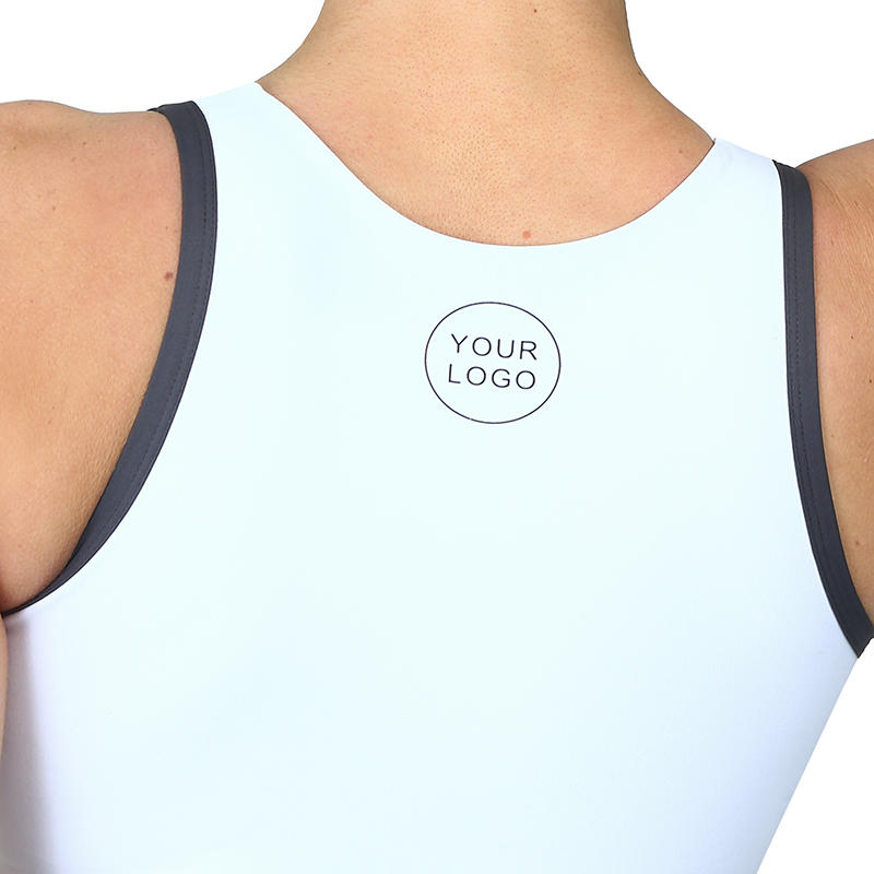 2020 Nuove Tendenze dell'alto collo Yoga Sport Bra Bianco Bianco Bianco