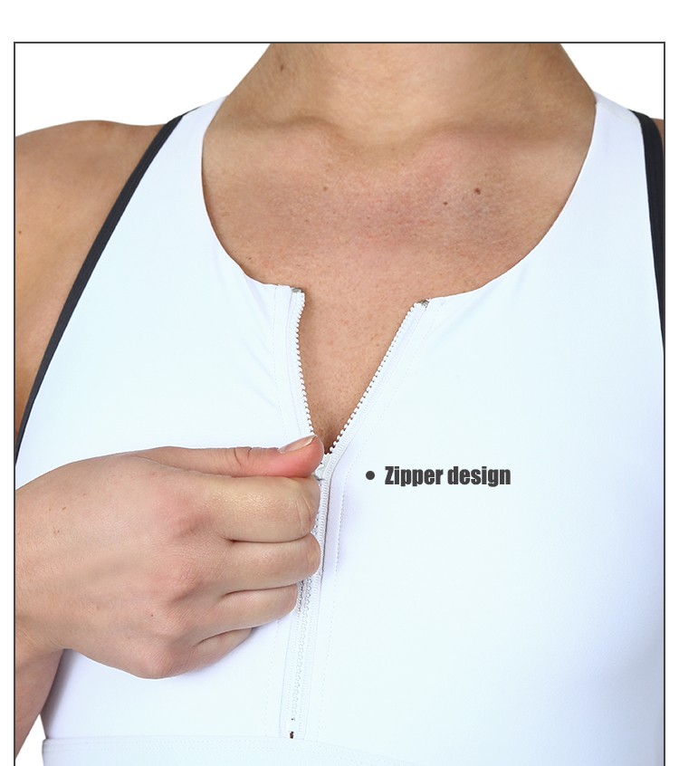 custom long sports bra top wireless with high quality at the gym-5