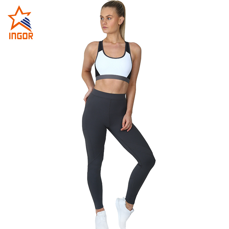 Ingorsports Recycle Yoga Draag Racerback Pushup 4-Way Stretch Fitness Sport-BRAS CONDUCTIE VOOR DAMES