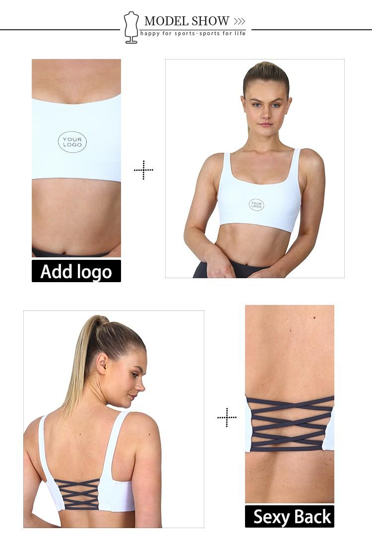 sexy sports bra for plus size woman strap to enhance the capacity of sports at the gym