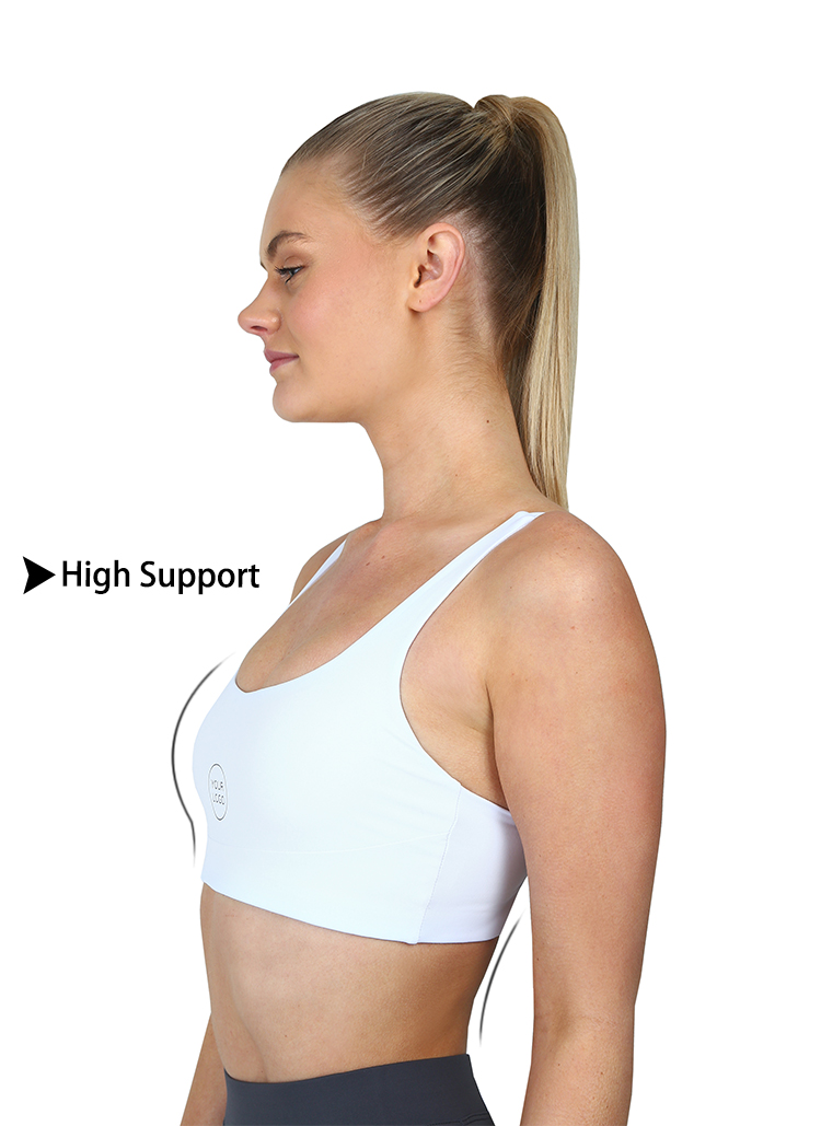 INGOR SPORTSWEAR soft white sports bra on sale for girls-3