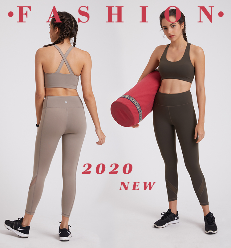 fashion yoga shorts outfit bulk production for gym-1