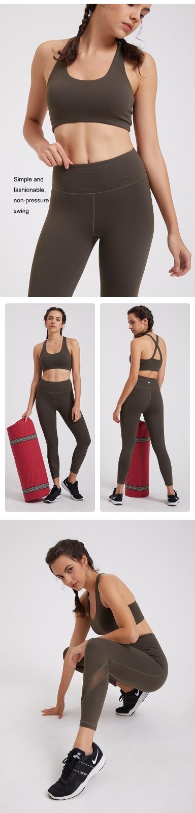 fashion yoga shorts outfit bulk production for gym