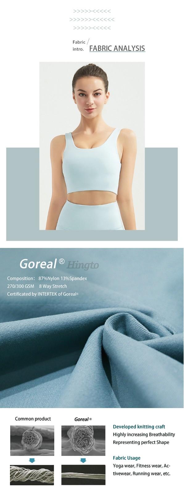 INGOR high quality organic cotton yoga wear marketing for ladies