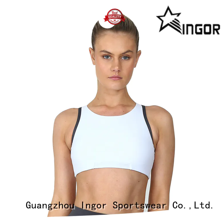 INGOR soft sports bra from the back with high quality for women