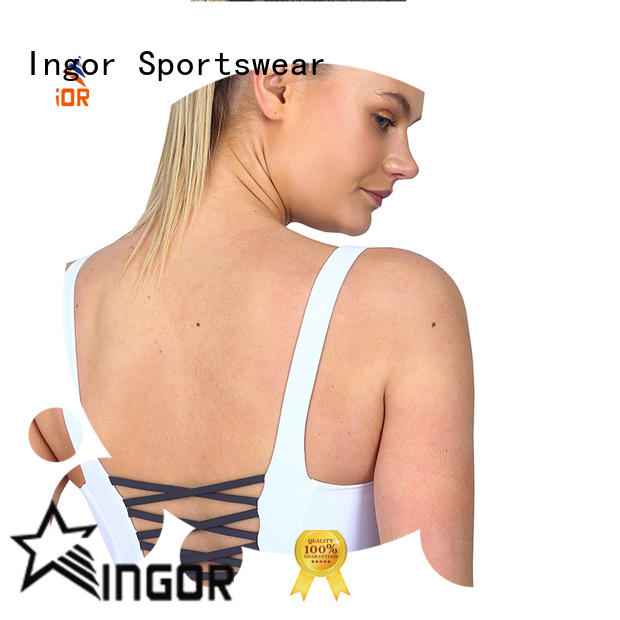 INGOR custom women's sports bra with high quality at the gym