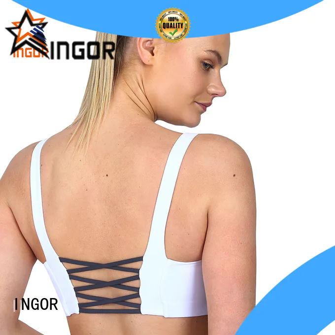 INGOR strappy wired sports bra with high quality at the gym