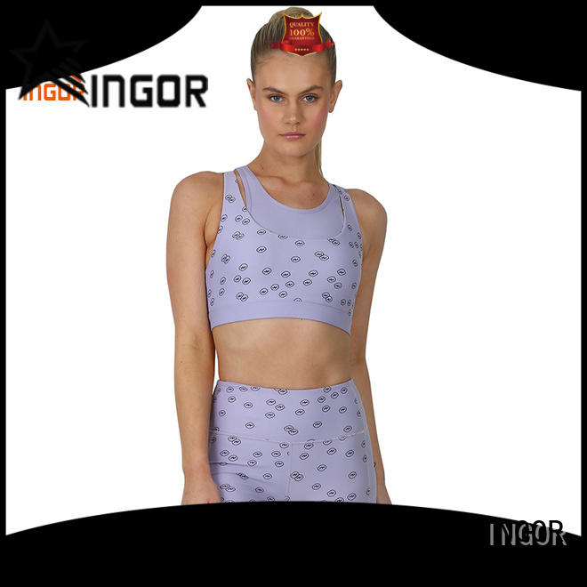 INGOR fashion yoga set factory price for gym