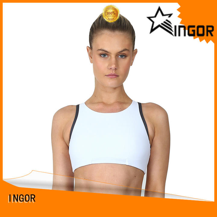 INGOR wireless high top sports bra to enhance the capacity of sports for women