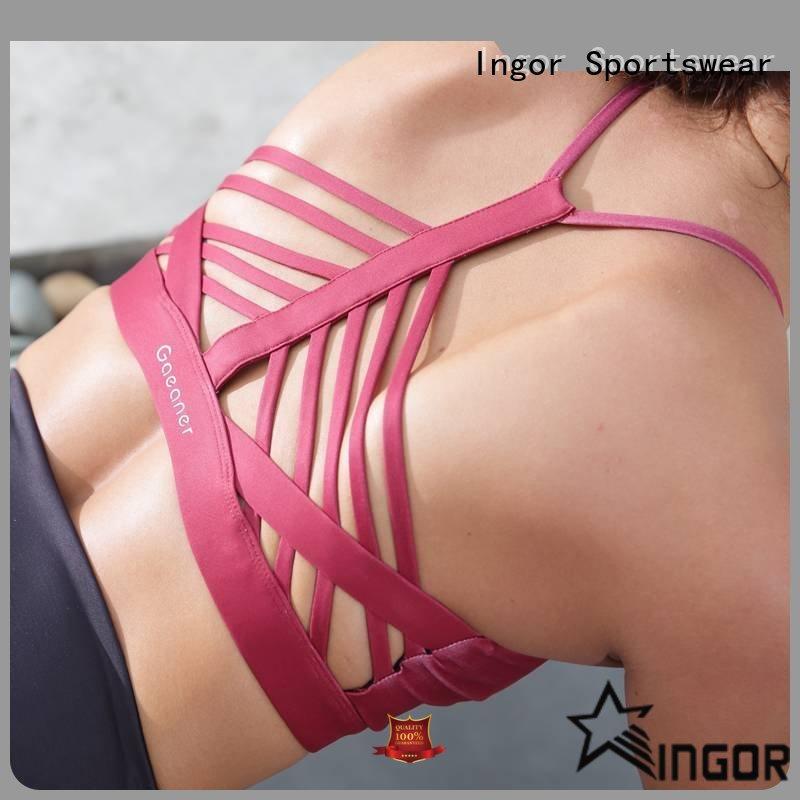 INGOR tops strapless sports bras with high quality for sport