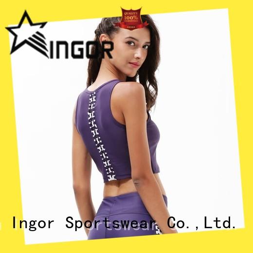 INGOR women compression sports bra to enhance the capacity of sports at the gym