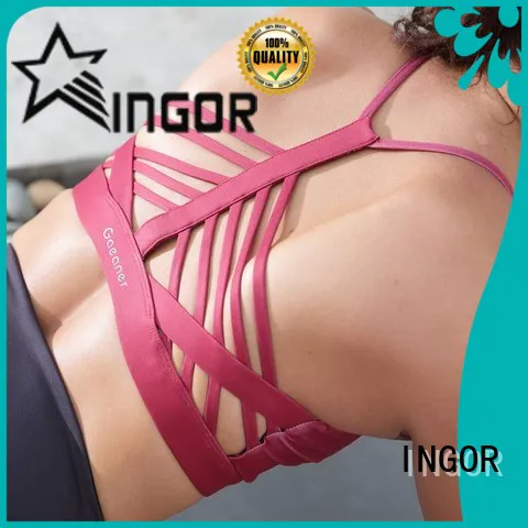 INGOR womens compression sports bra to enhance the capacity of sports for sport