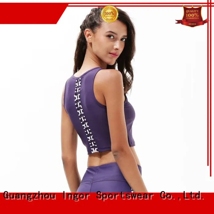 Quality INGOR Brand colorful sports bras sports